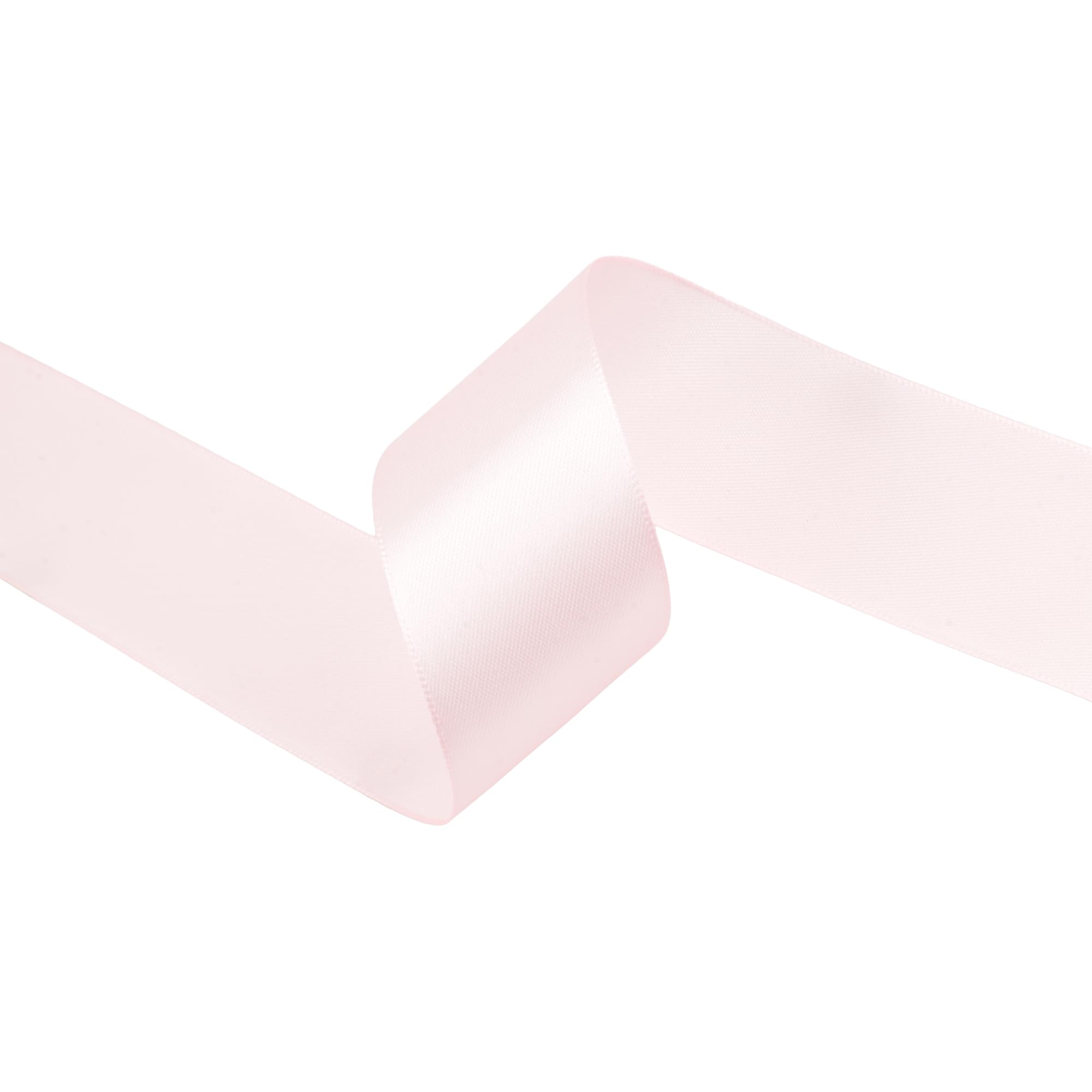 Kryvus Baby Pink Satin Ribbon, 38mm x 22M Single Face Baby Pink Ribbon - Image 2