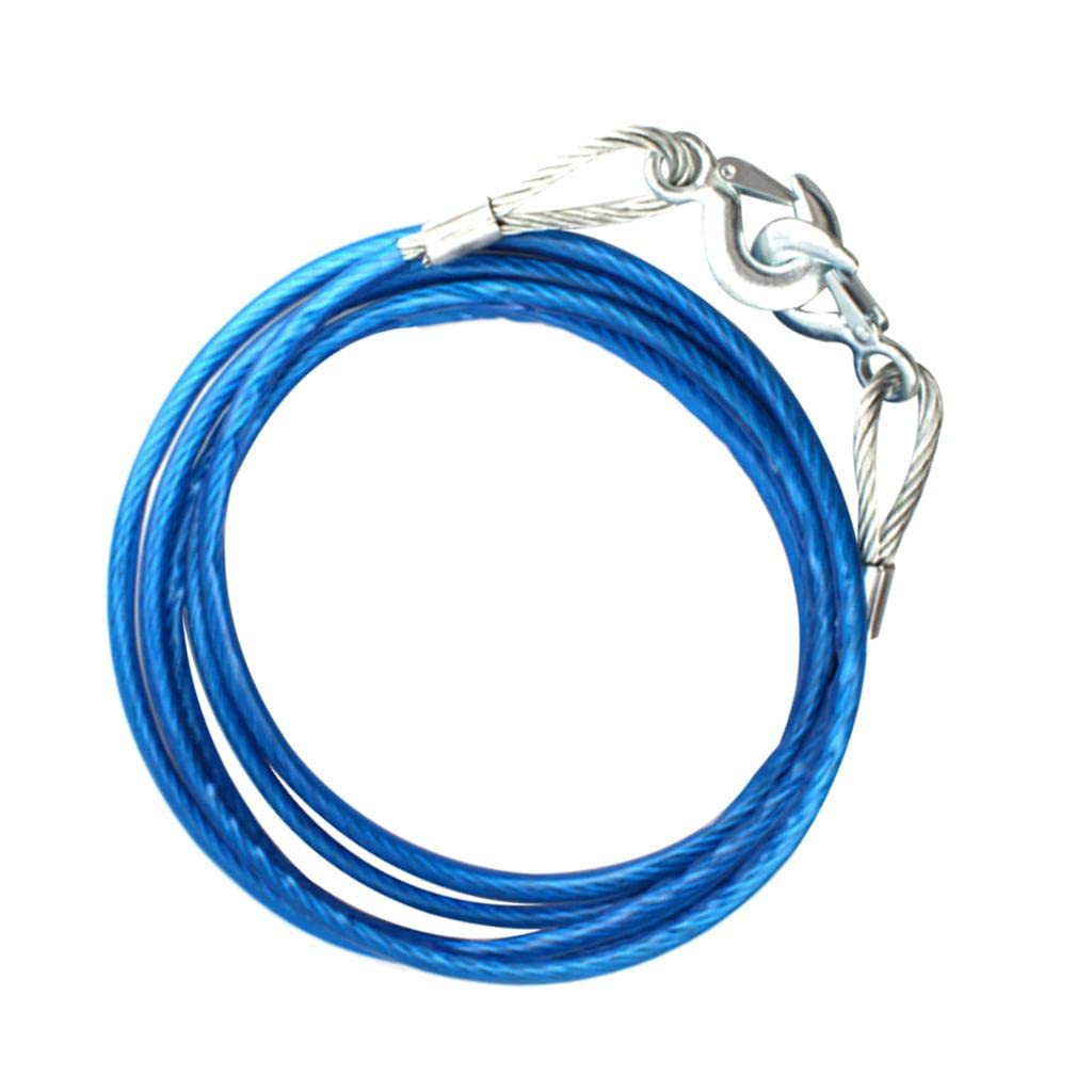 Cable de Remolque para Coche de 5 M Y 7 Toneladas con Ganchos.