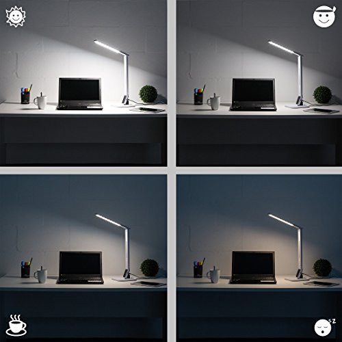Levivo Lampada LED da Scrivania con 4 Gradi di