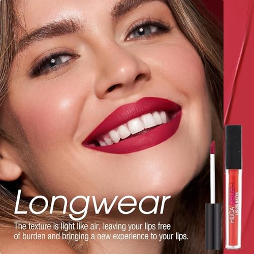 Image of 12 Pcs Liquid Lipstick Combo Set - Matte Lipstick Waterproof for Women and Girls - Perfect Makeup Gift Set - Versatile Nude Lipstick Shades for Everyday Elegance