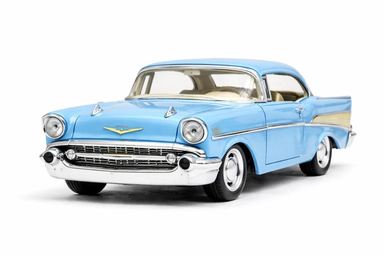 1957 Chevrolet Bel Air ミニカー Amazon.com: KiNSMART 1957 Chevy Bel Air Coupe 1:40 Scale 5