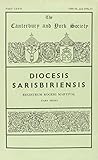 The Registers of Roger Martival, Bishop of Salisbury, 1315-1330, IIi (Canterbury & York Society, 57)
