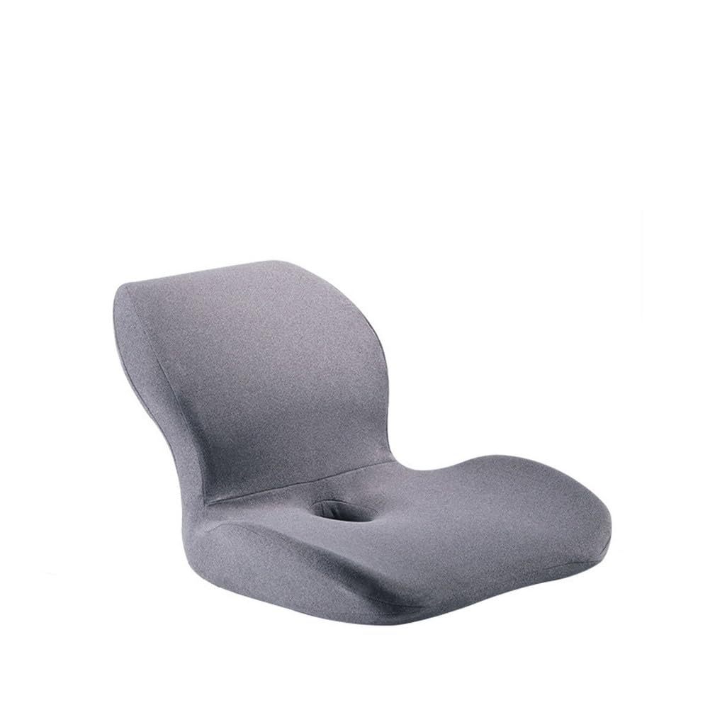 Cojín de apoyo lumbar, soporte de espuma viscoelástica con tela antideslizante, cojín ortopédico antideslizante para protección del coxis
