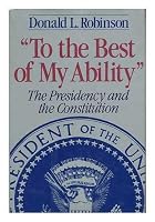 To the Best of My Ability 0393024261 Book Cover