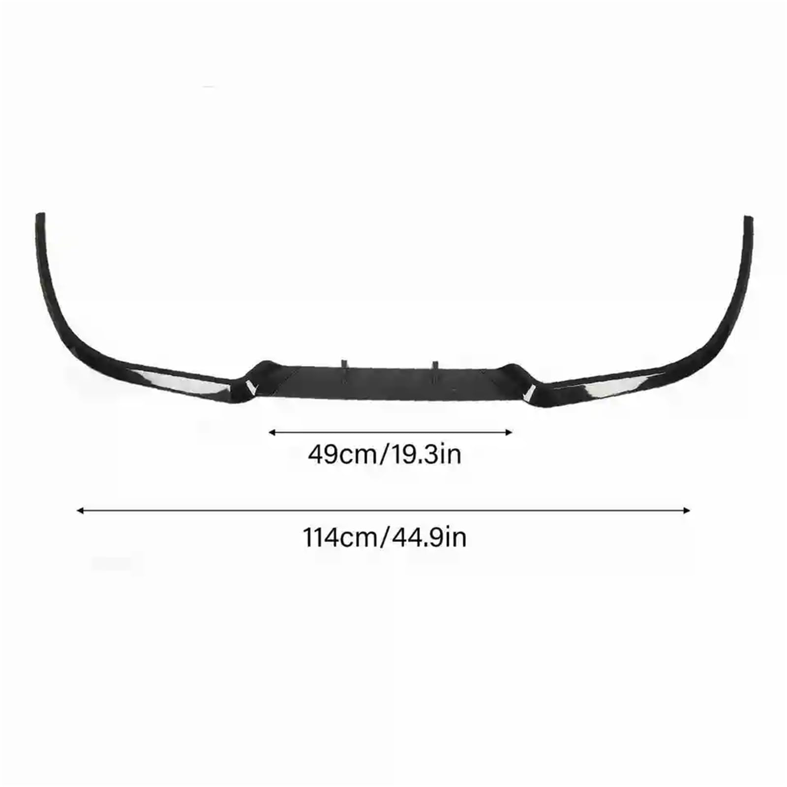 Wymiana separatora warg przedniego zderzaka 114 cm, dla siedzenia, ochrony przed uderzeniami Leon Warga rozdzielacza zderzaka