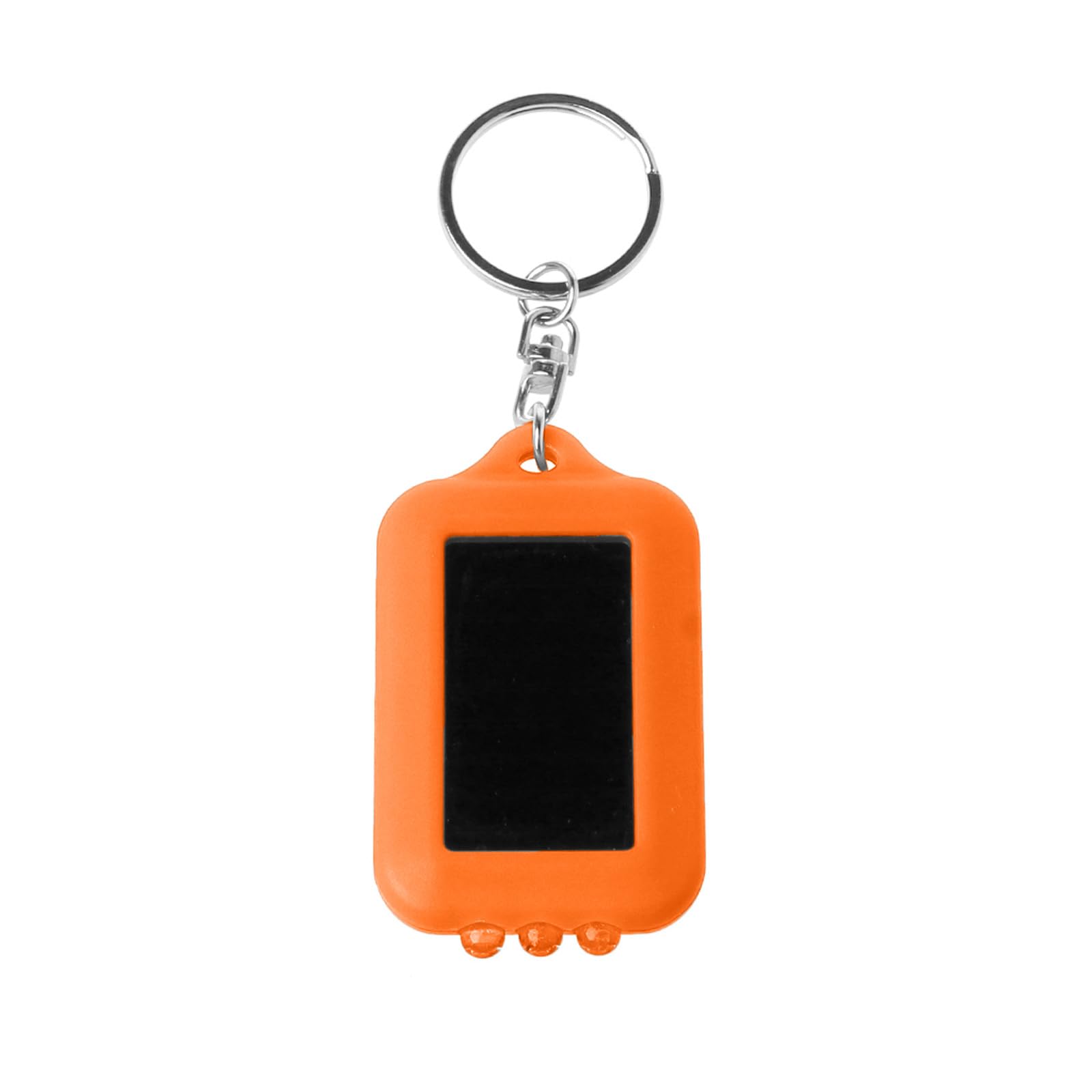 KAHDGSS Solar Rechargeable Small Flashlight Keychain Small LED Torch Texture Suitable for Illuminations Keychain Light