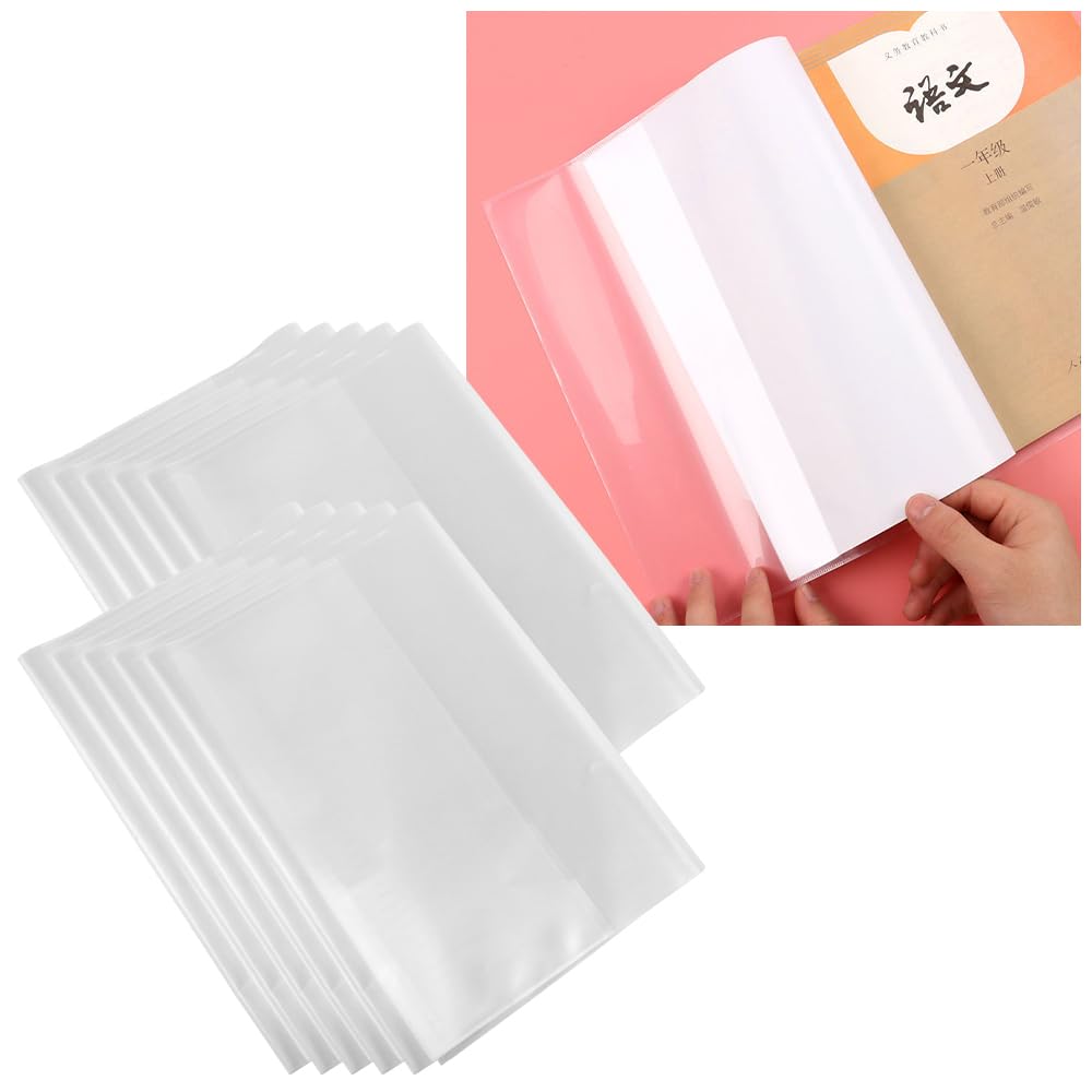 Amazon | 透明ブックカバー A4 10枚セット しっかり厚め0.2mm 汚れや傷