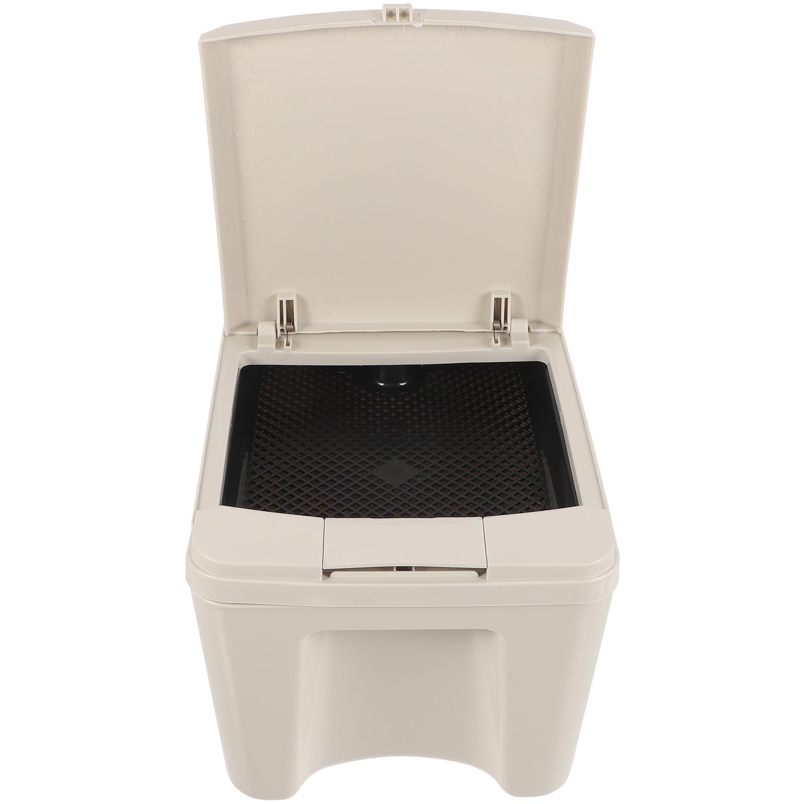 Veemoon Cubo Rectangular Fácil de Mover y Limpiar con Ruedas y Tapa de 6.5l de Plástico Adecuado para Residuos de Té en Sala