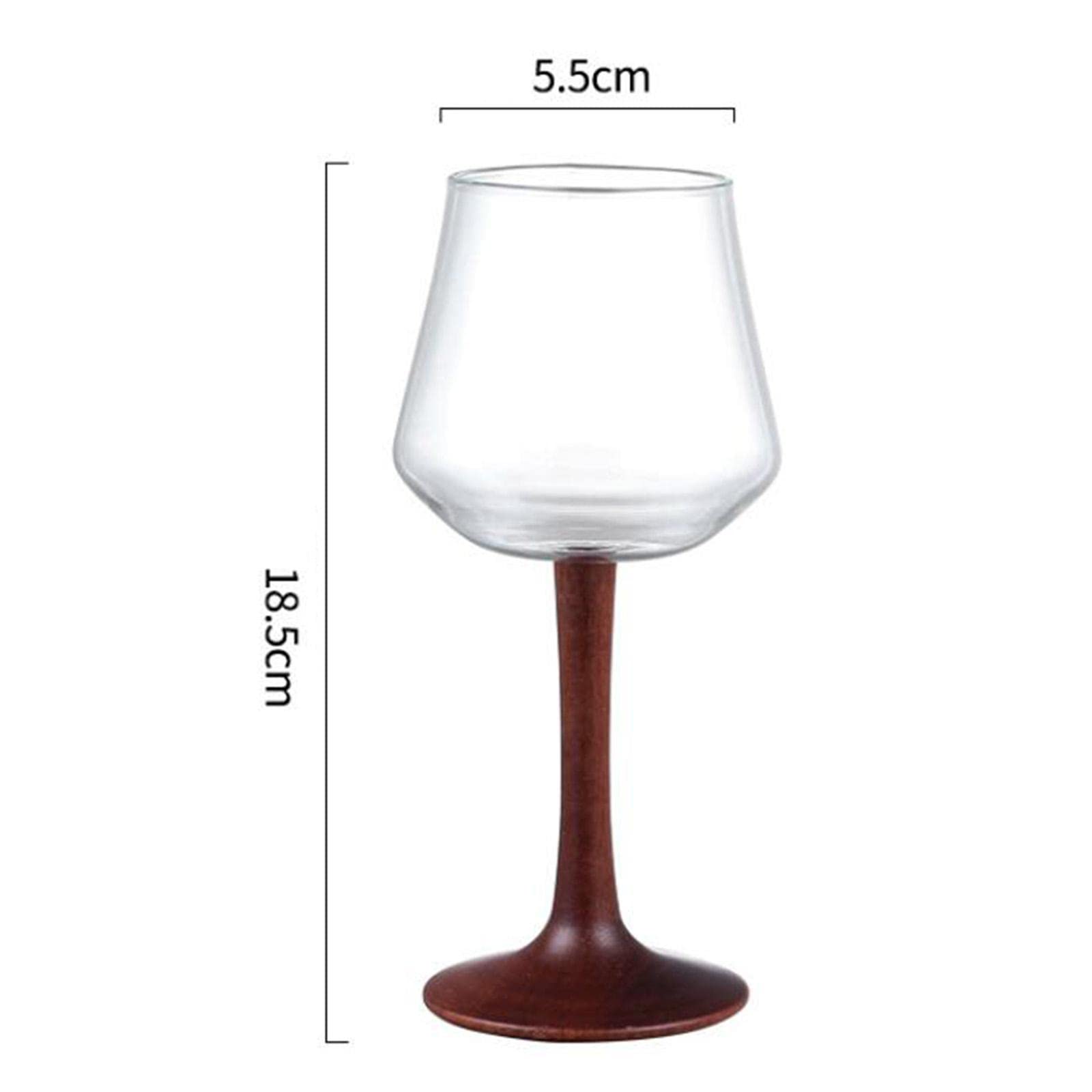Juego de 3 copas de vino tinto sopladas a mano para fiesta aniversario degustación de vino, estilo 3