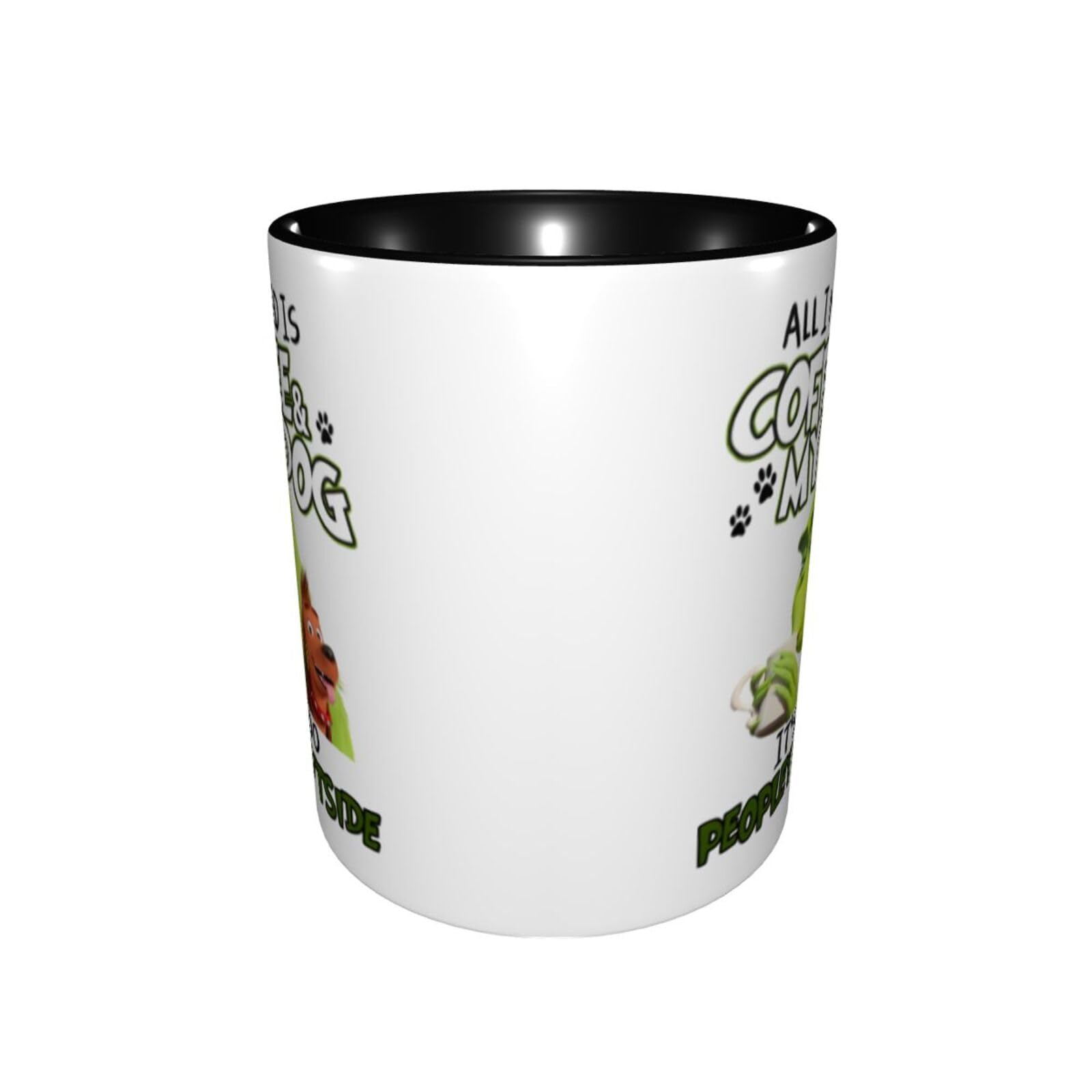 Funny Grinch Mug All I Need is Coffee and My Dog It is Too Peopley Outside  Funny, Exchange Gift, Cute Mug, Office Gift, Tea Cup, Coffee (Black Handle)  : Amazon.com.au: Kitchen &