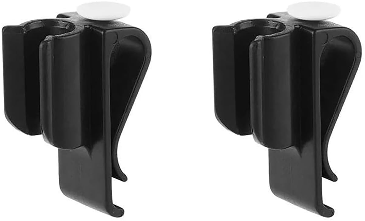 2 Pcs Black Durable Golf Putter Holder for Golf Bags Easy to Attach Putter Clamp Organizer Keep Your Putter Handy on The Course Golf Club Bag