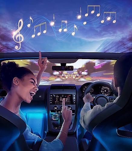 JOYROOM Aux Bluetooth Adapter Auto, 48W Bluetooth 5.3 FM Transmitter KFZ Radio [Dual-Mikrofone &...