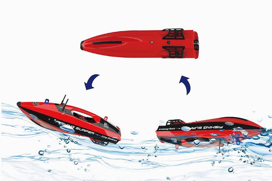 Joysway FISHING PEOPLE SURFER LAUNCHED RC BAIT RELEASE GPS BOAT v2.0