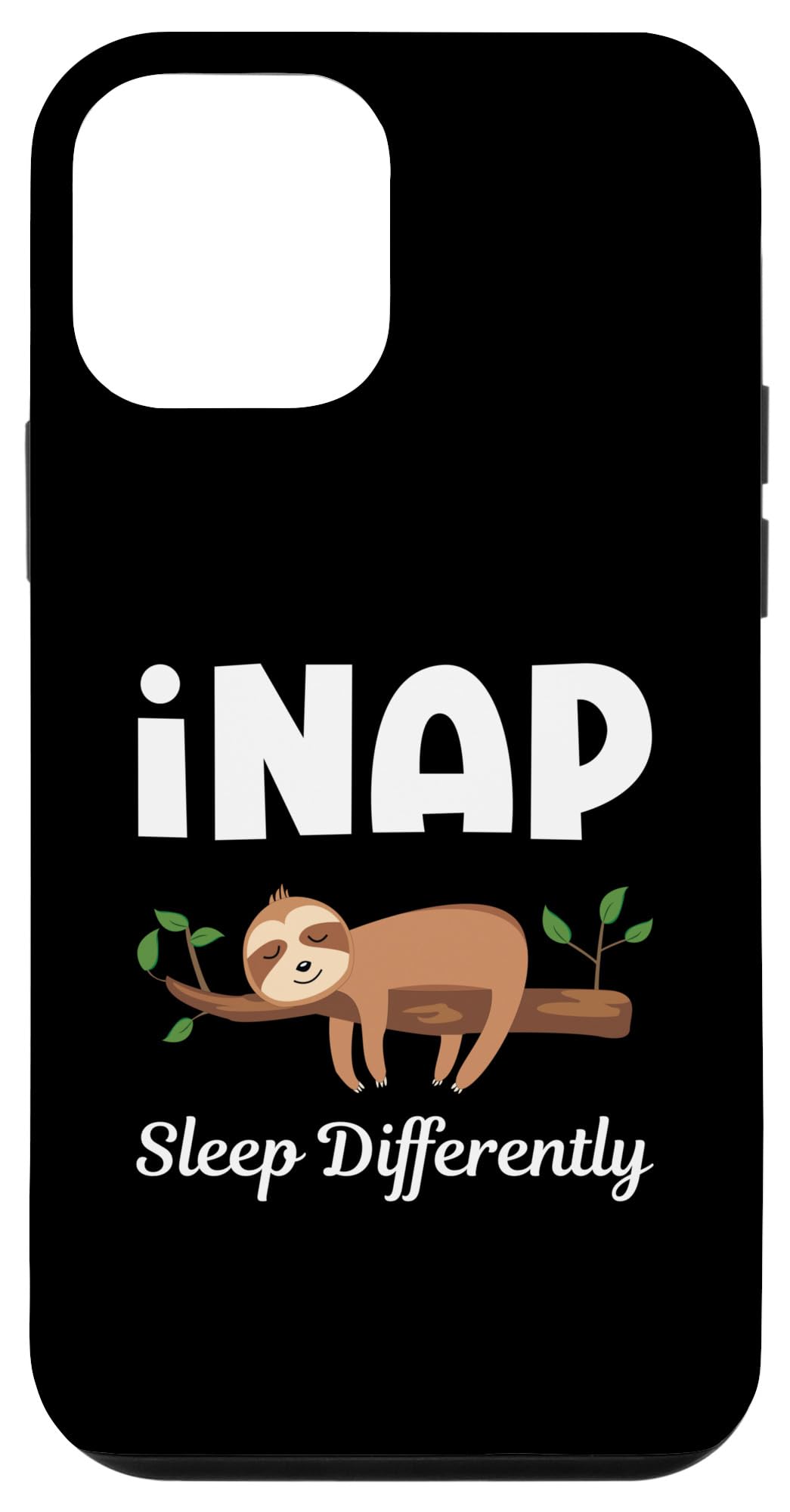 iPhone 12 mini iNAP Sleep Differently Sloth Sleeping Funny Napping Napper Case