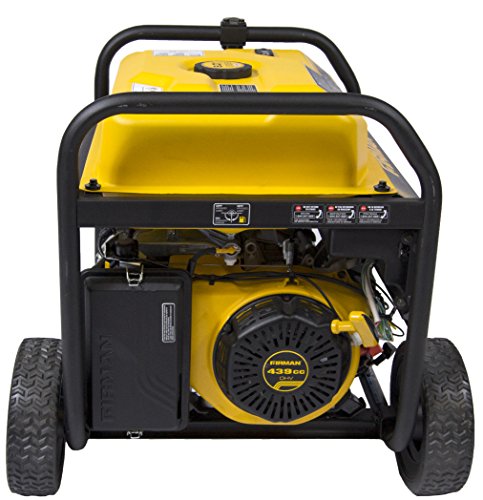 Firman P08003 10000/8000 Watt 120/240V 30/50A Remote Start Gas Portable Generator CARB Certified, Black - Thumbnail 6