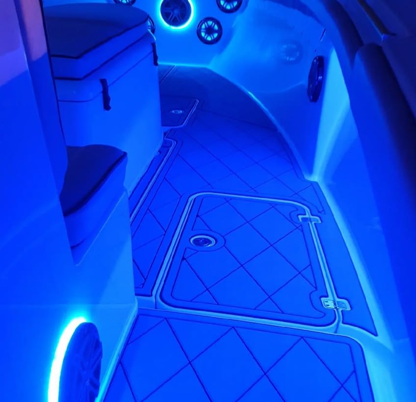 T-Toplights Tira LED Submarina Azul 2 pies IP68 miniatura 1