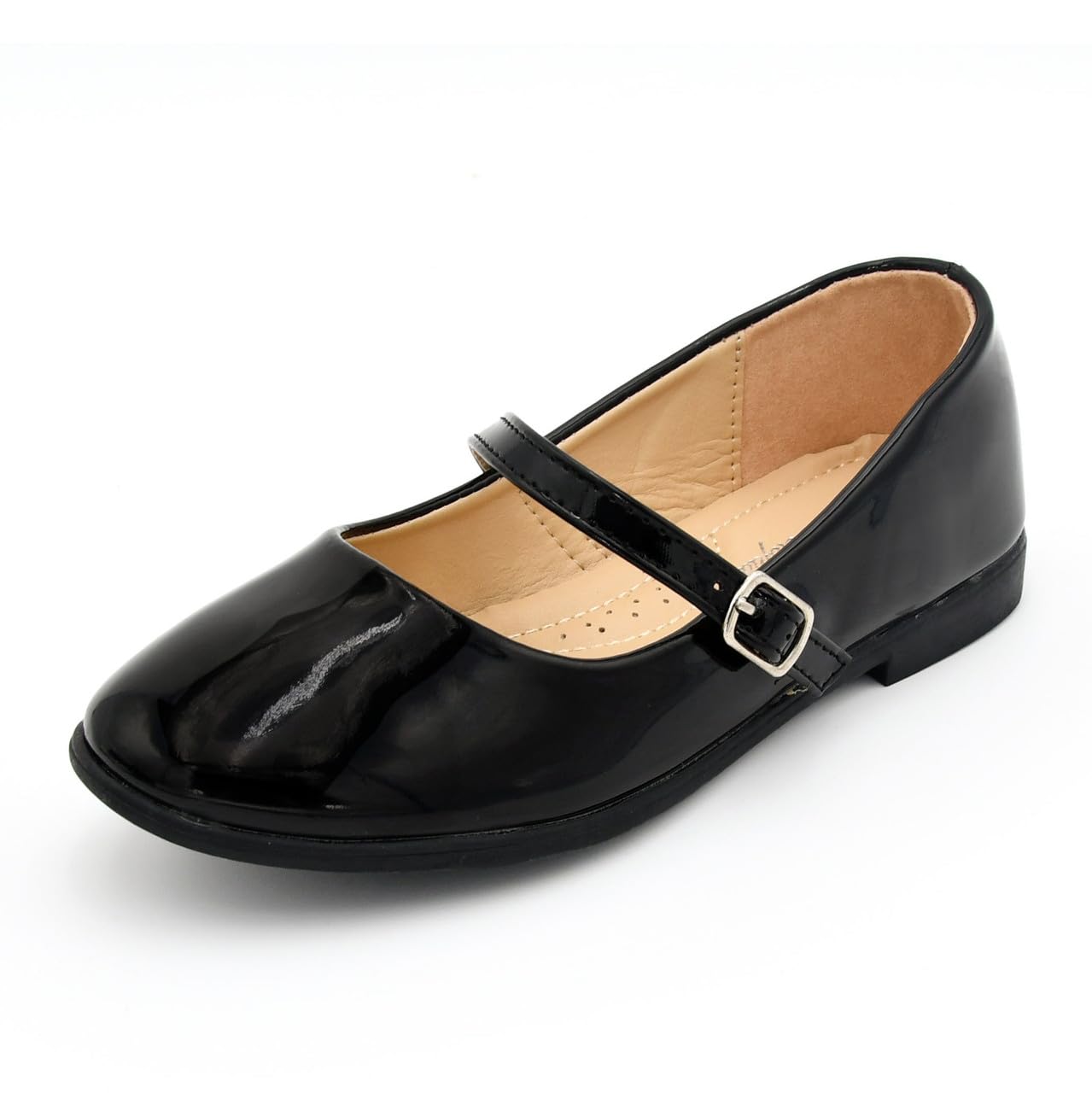 Nova Utopia Toddler Little Girls Dress Ballet Mary Jane Bow Flat Shoes