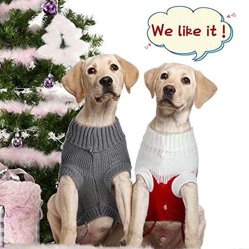 Vêtements de Noël pour chien frissonnant - Pull chaud et doux vintage XL - 6