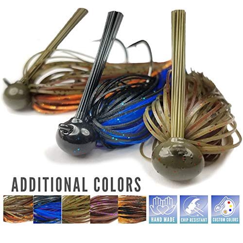 Rock Crawler Tungsten Bass Jig Kit - Trio Combo Pack! Weedless Fishing Lure