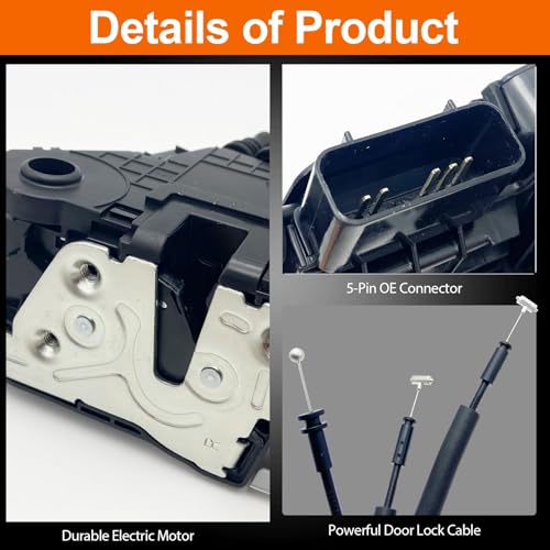 Image of Door Lock Actuator Compatible with 2016-2021 Tucson Front Right Passenger Side Replace 81320-D3010