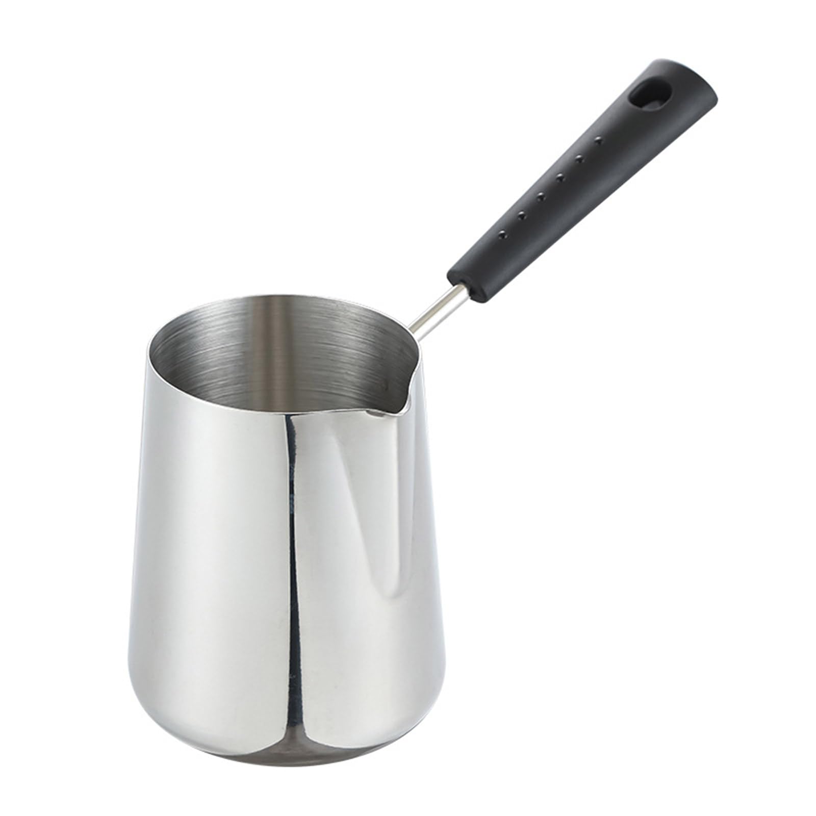 jiingekk Stainless Steel Frothing Pitcher for Milk Milk Coffee Latte Steaming Art 3 Sizes