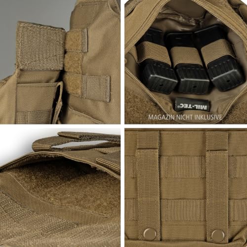 Bolsa Mil-Tec Dark Coyote de Alta Resistencia Talla Única 6
