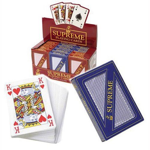 Supreme playing cards - plastic coated - gloss
