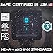 EVIQO Level 2 EV Charger - Wall Home EV Charger Level 2 48 Amp for Electric Car - 240V NEMA 14-50 Plug in 11.5kW EVSE J1772 Chargers, Energy Star/UL - Smart Electric Vehicle Charging Stations