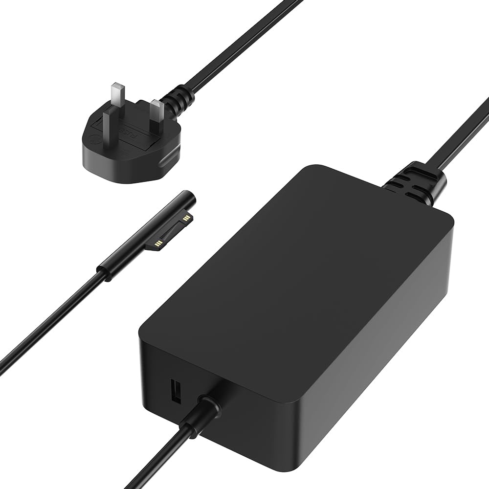 127W 102W Surface Charger Compatible with Microsoft Surface Laptop Studio/Go 3 2 1 Surface Book 3 2 1 Surface Pro 10 9 8 7 7+ 6 5 4 3 Surface Laptop 7 6 5 4 3 2 1 Windows Adapter
