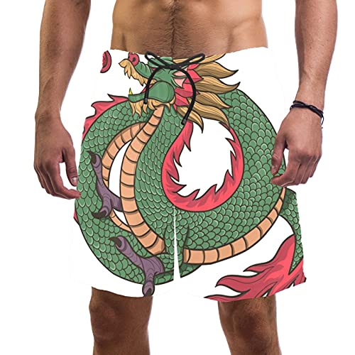 Short de bain dragon chinois anti irritations taille XL