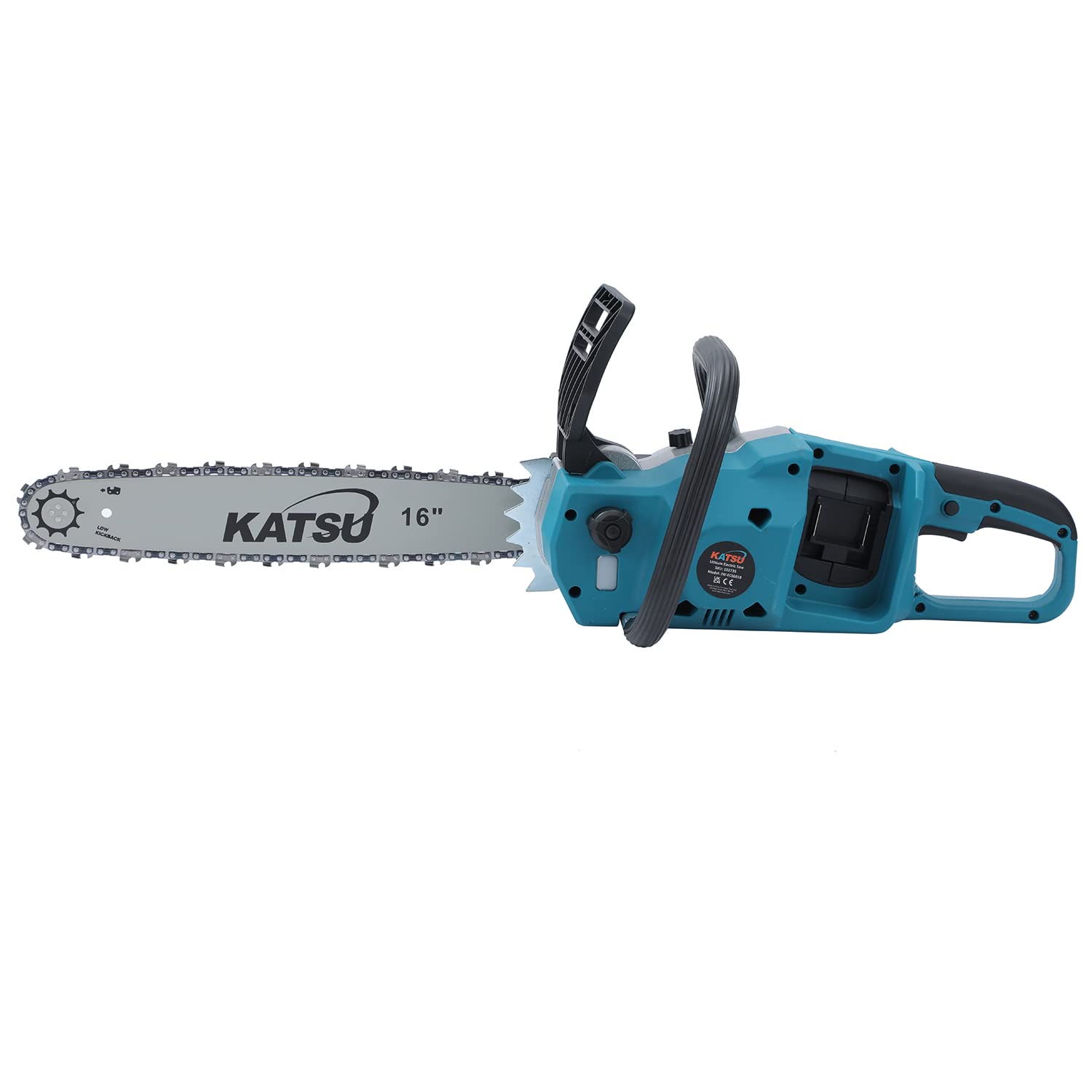 KATSU FIT-BAT 21V Motosierra a Batería Brushless 16 Pulgada, Motor sin Escobillas Motosierra Eléctrica para Cortar Madera Podar Recortar Jardinería, sin Batería 102735