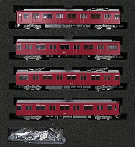 Greenmax 50065 N Gauge Kintetsu 2610 Series Continuous Kise (pojazd chłodzący), jednokolorowy, formacja 2622, zestaw do budowy 4 samochodów (w zestawie zasilanie), model kolejowy, pociąg