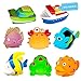 Mold Free Bath Toys for Toddler-1-3 - Stocking Stuffers for Kids Toddlers Boys Girls No Hole Bath Toy For Infants 6-12 Months - Baby Bathtub Water Pool Toys Gifts for 1 2 3 Year Old Boy Girl Toy Boats