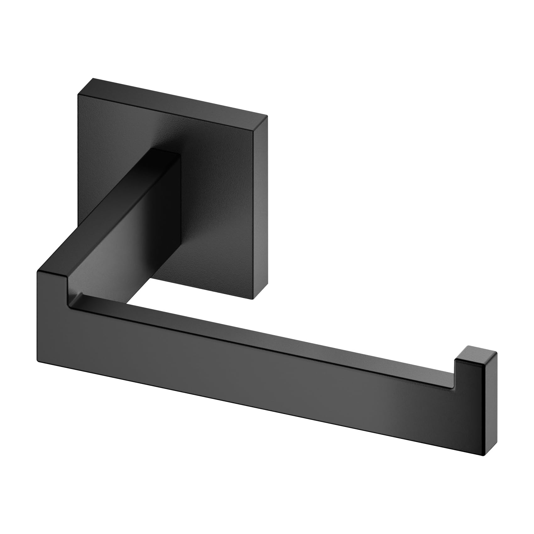 KOKOSIRI Black Toilet Paper Holders Bathroom Toilet Paper Roll Holder SUS304 Stainless Steel Contemporary Wall Mounted, Matte Black, B2003BK