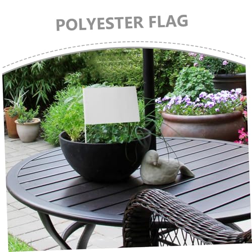 50 Mini drapeaux à personnaliser en polyester résistant pour défilés et kermesses - 8