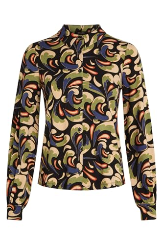 Chemisier pour femme King Louie Maisie Blouse Rumble imprimé chic