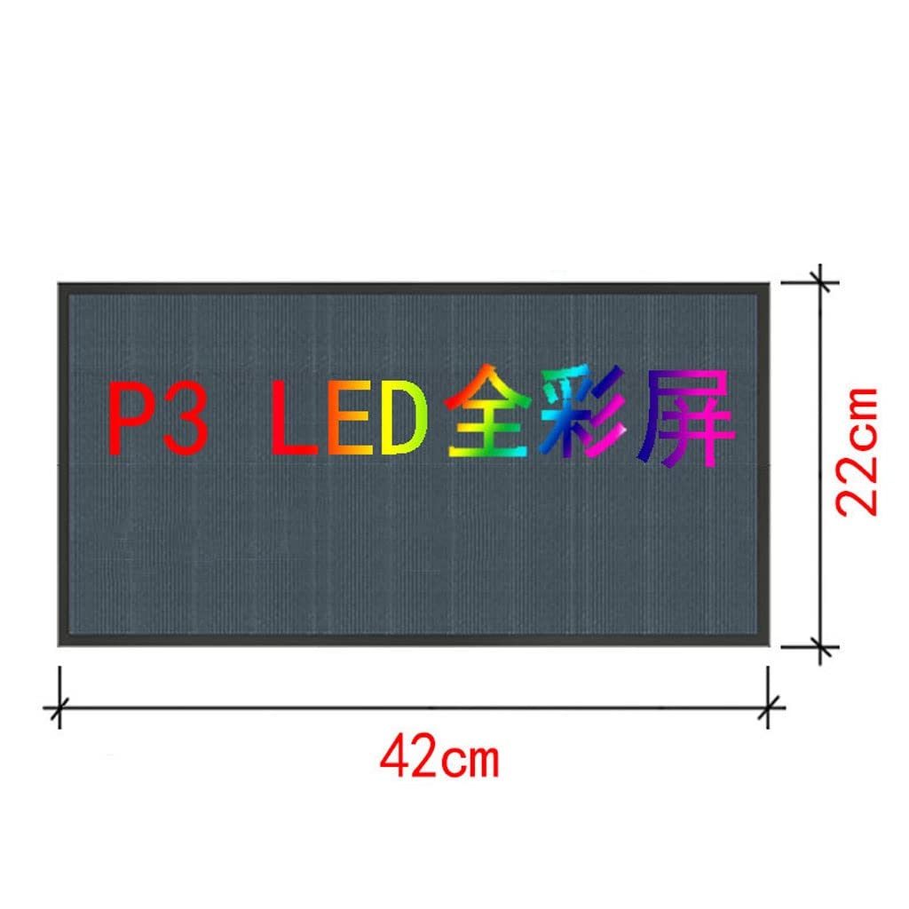 Tablica przewijania LED Kolorowy znak LED Reklama zewnętrzna Programowalny przewijany ekran LED Tablica przewijana LED (Rozmiar: 42 cm * 22 cm)