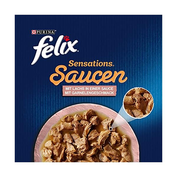FELIX Sensations Gelees Katzenfutter nass in Gelee, Geschmacksvielfalt Sorten-Mix, 4 oder 6 Packungen – Bild 4