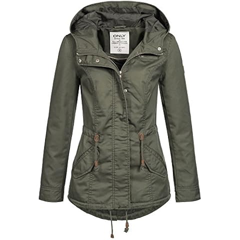 ONLY Damen Parka New Lorca 15144774 Grape Leaf M Cover
