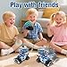 FunMission Robot Toys for Kids Boys Girls Emo Robots Remote Control Smart Robot with Auto-Demonstration LED Eyes Flexible Head & Arms for 3+ Years Old Kids