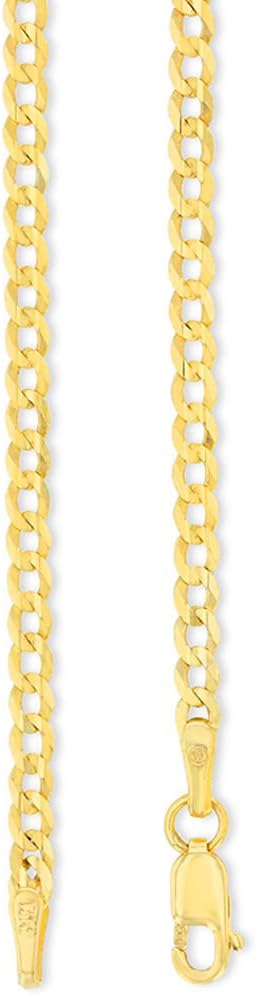 14k Yellow Gold Two Tone Crusaders Jerusalem Cross Pendant with Cuban Chain Necklace - Image 3