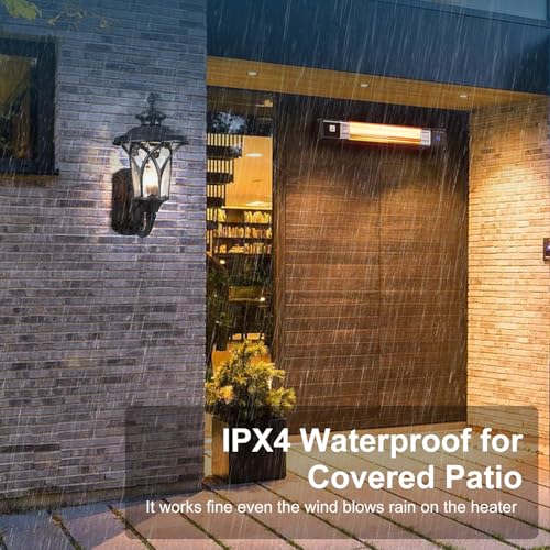 Uthfy HY-HB150R-823 Outdoor Patio Heater,1500 Watt Electric Wall Mounted Heater thumb #4