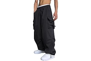 Men's Black Cargo Pants: Ultimate Bagginess and Utility