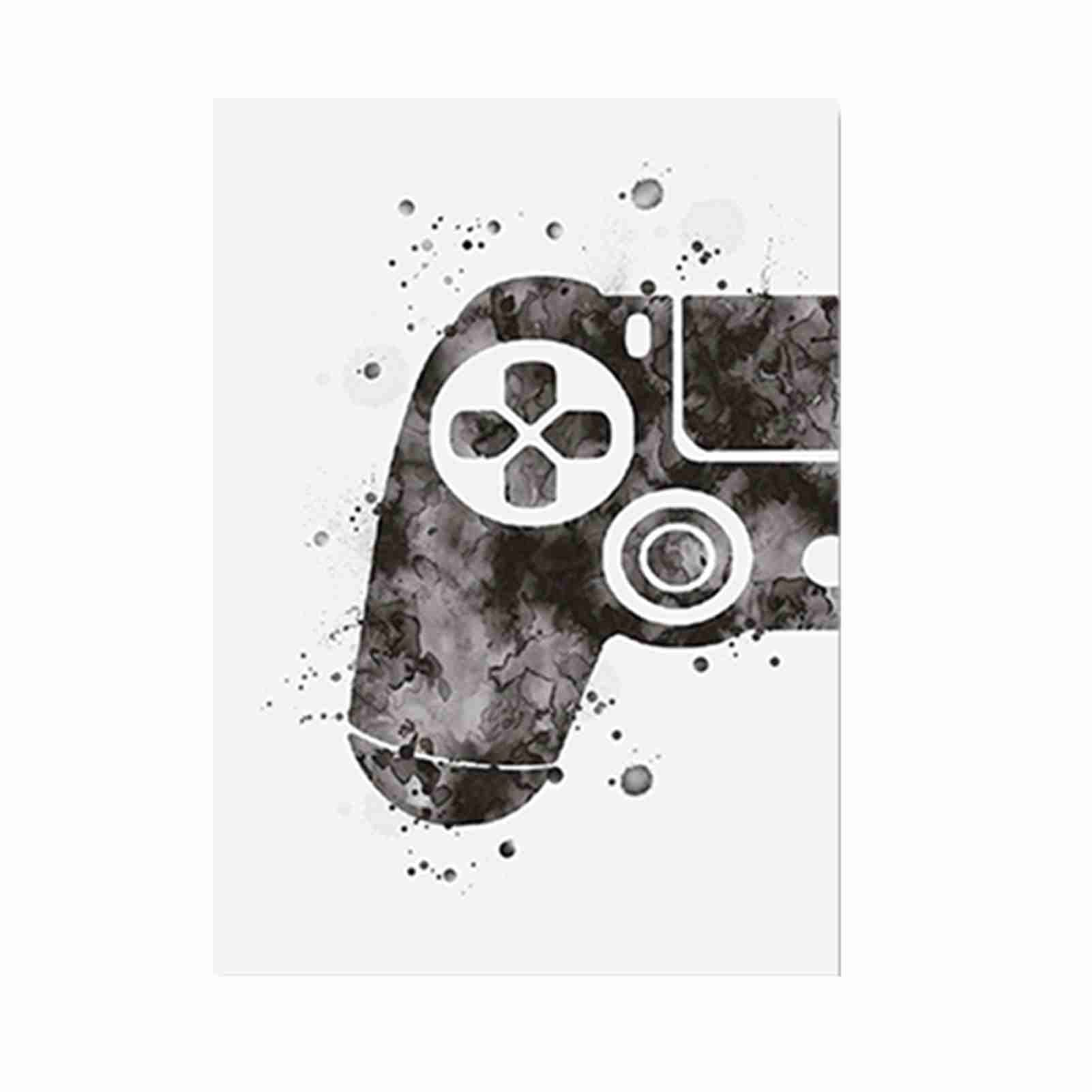 Tableau Gamer Sur Toile 30x50 Cm X2 - Décor Mural Gaming, Jeux Vidéo - Pour Chambre, Bureau - Sans Cadre - Impression Couleur Vive - 7