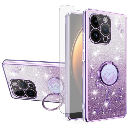 Coque iPhone 14 Pro 5G transparente avec verre trempé Asuwish