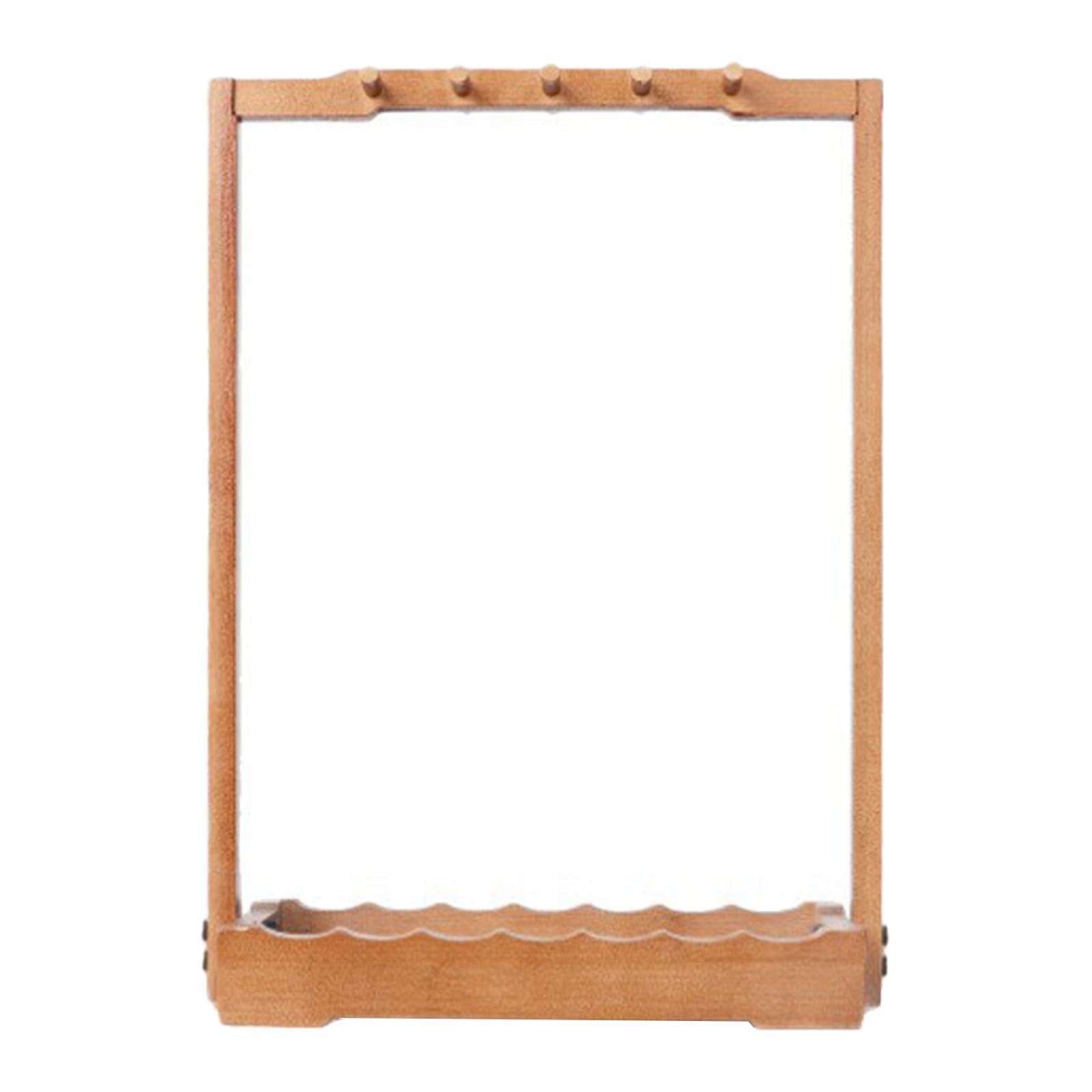 Enakshi® Calligraphy Brush Holder | Solid Wood Calligraphy Organizer | Elegant Minimalist Design for Office, Study & Home Spaces | 23.51135 ¯cm Compact Vertical Rack for Bristle Storage & Drying-image-47