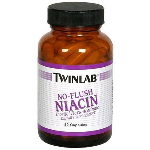 TwinlabNiacin, No-Flush, 50 Capsules