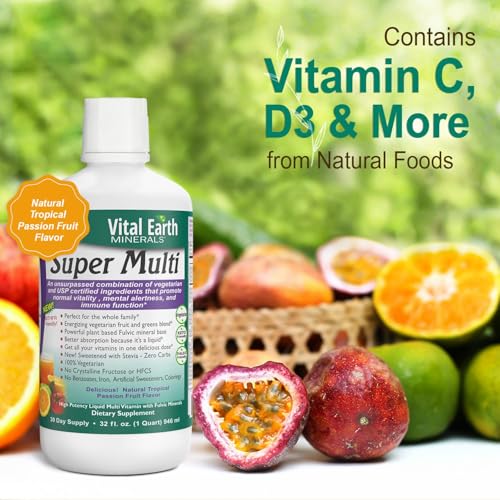 Vital Earth Minerals Super Multi Liquid Multivitamins