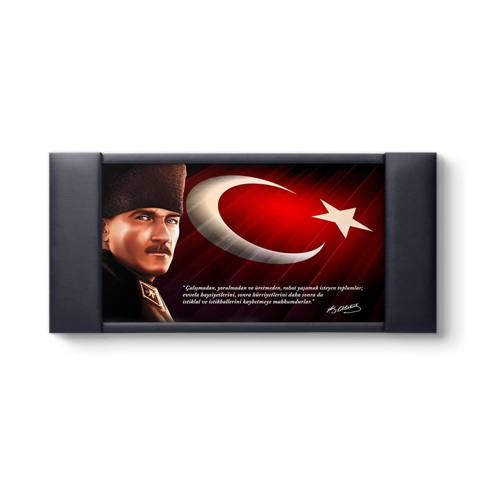 tabloshop Atatürk Vektörel Makam Arkalığı Fonu 150 x 70