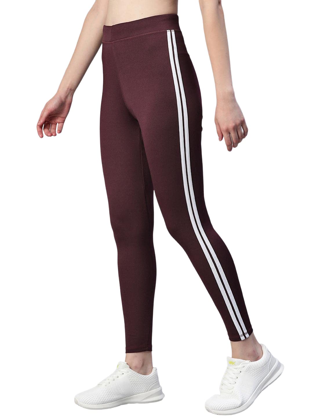 BLINKIN Women's Skinny Fit Mid Rise Track Pant